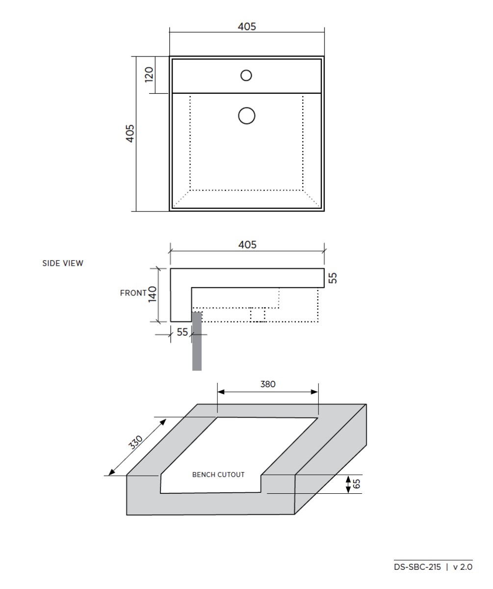 KYRA 024 - Inset Basin - Image 2