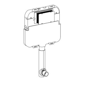 INWALL C100 CISTERN - 80mm Suit FM