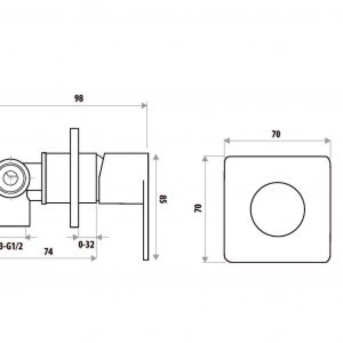 The Gabe Wall Mixer & The Gabe Leva Wall Mixer - Image 17