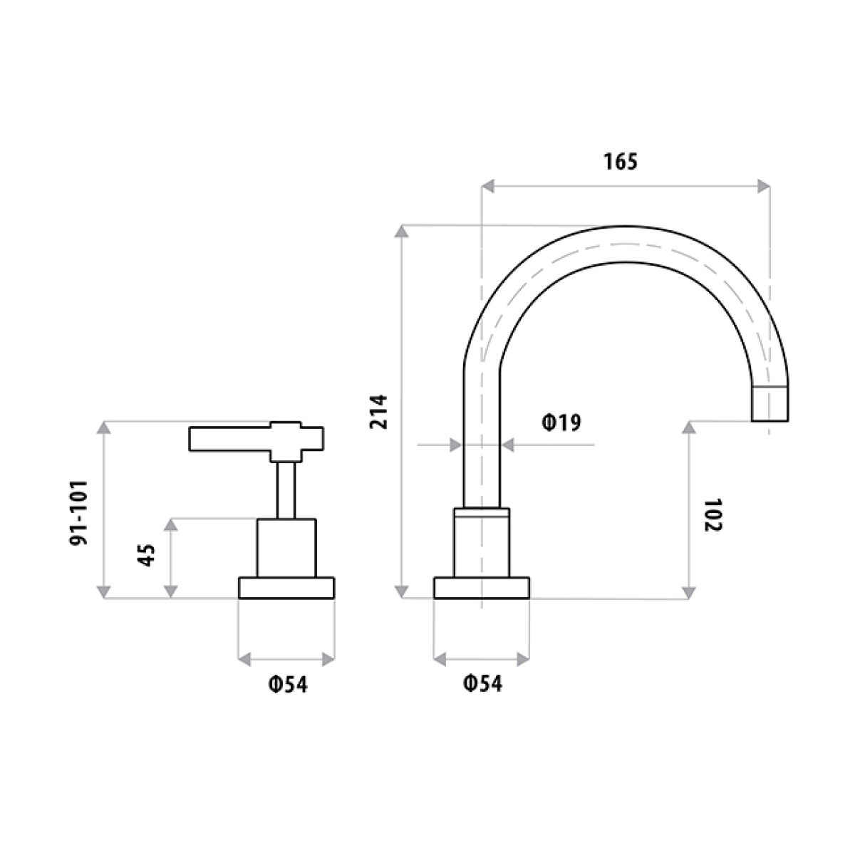 Sabine Lever Vanitee Hob Sink Set - Image 2