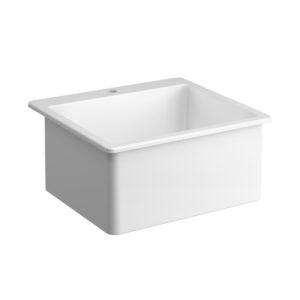 Eva 635 - 1 bowl ceramic sink with landing