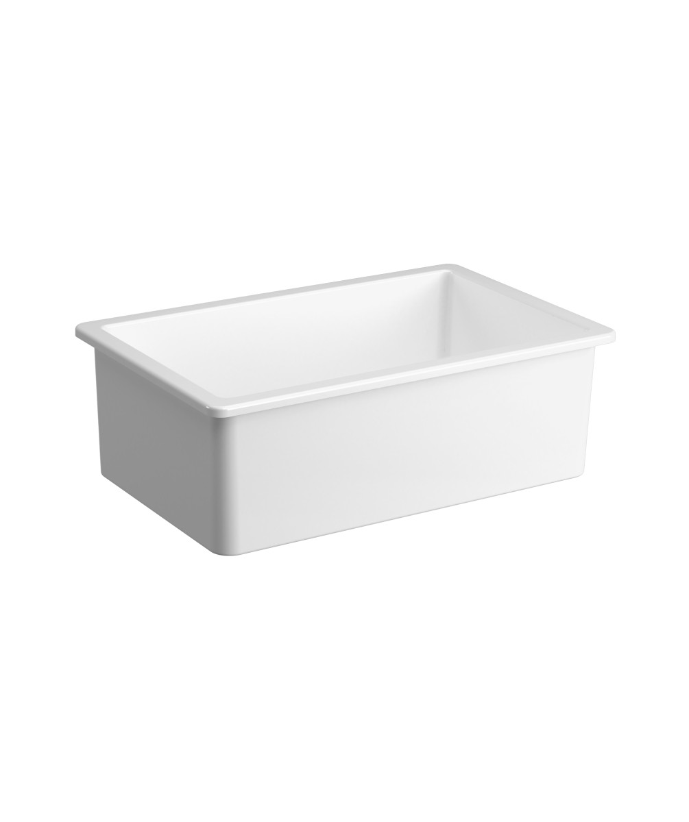 Cleo 760 Duo Fluted/flat apron front sink