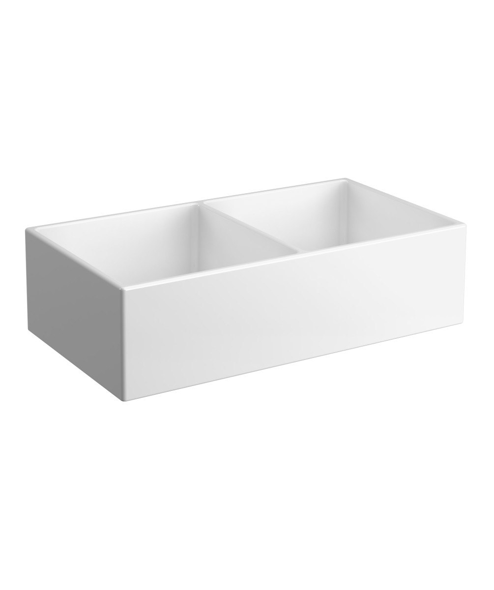 Odessa 915 2 bowl Apron Ceramic Sink