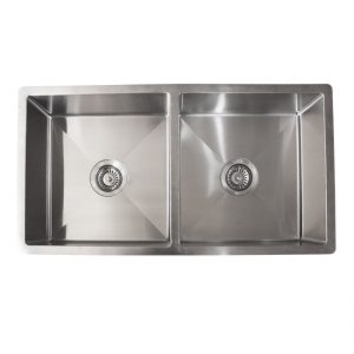 Liberty Double Bowl Undermount Sink with or without drain tray