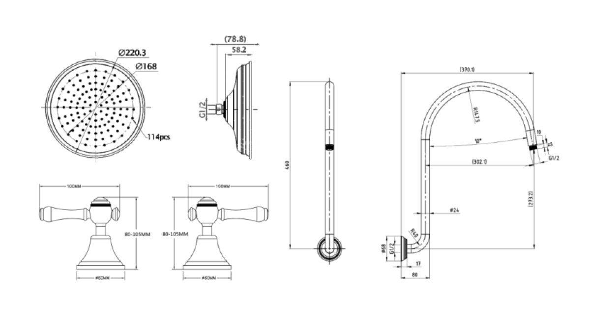 Augustine Shower set - Image 2