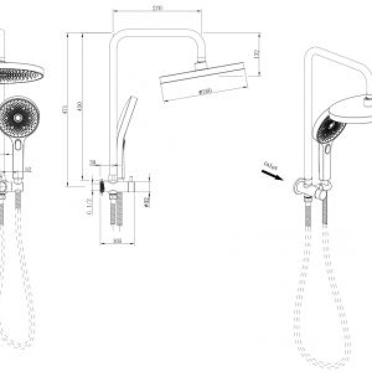 Gabe Twin Shower - Image 3