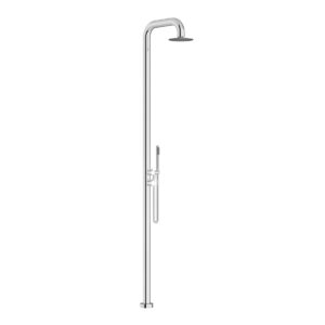 Elle Freestanding Twin shower 316 Stainless Steel collection