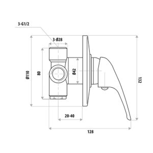 Renovator Wall Mixer