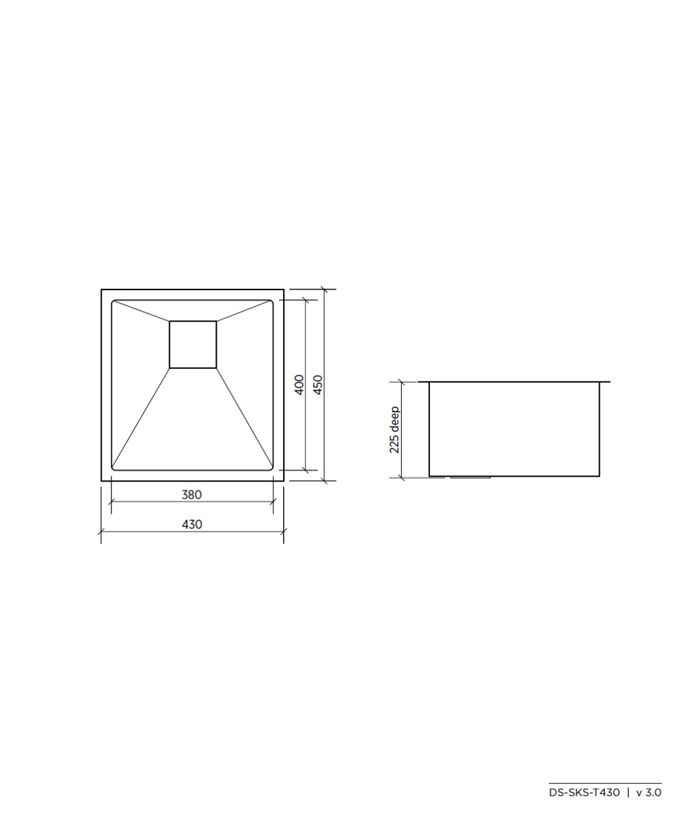 Tetra 430 1 Bowl Sink - Image 2