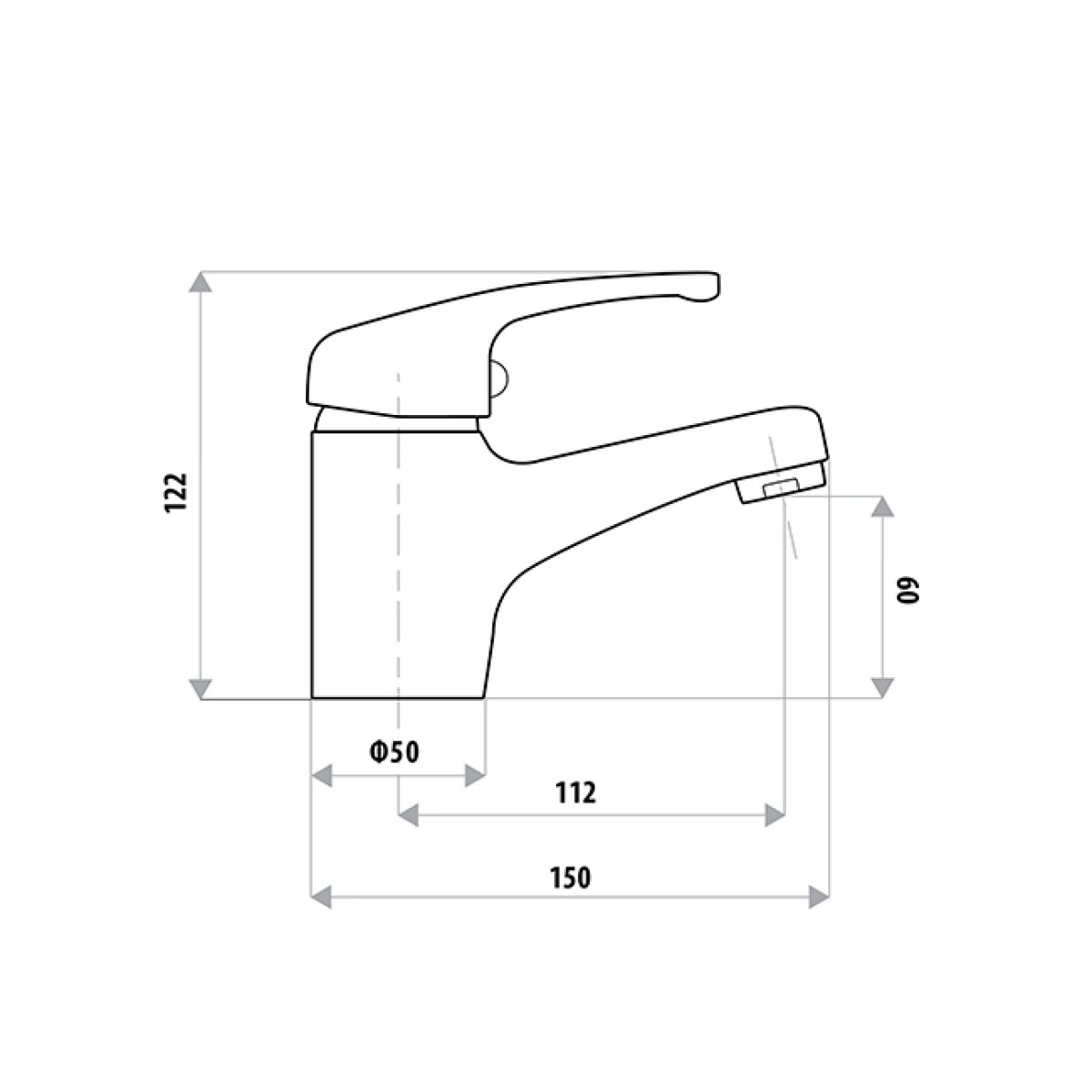 Chloe Basin Mixer - Image 2