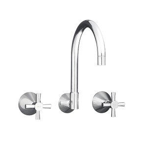 Kirra Wall Gooseneck swivel spout