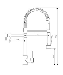 MEGALO DUO - Pullout Kitchen Mixer - Image 2
