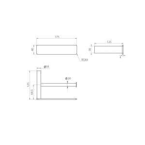 The Gabe Toilet Roll Holder - Image 7
