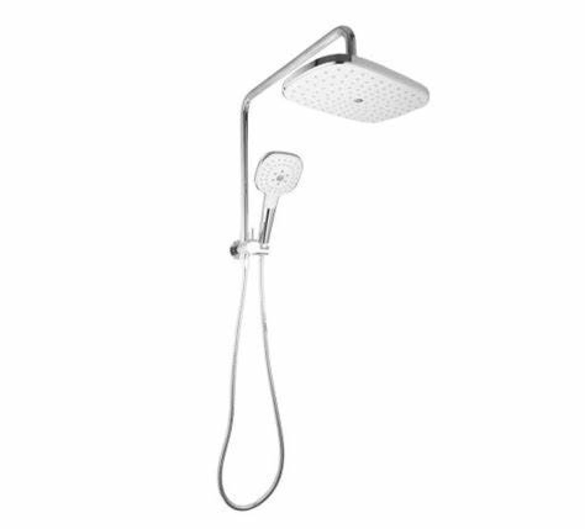 Self Cleaning Twin Shower in Round or Square