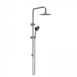 Elle Stainless Steel Twin Shower with Rail & Elle/Loui shower set