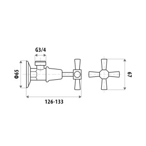 Kirra Profile Washing Machine Cocks - Image 3