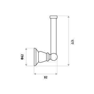 Noosa Toilet Roll Holder Stirrup - Image 5