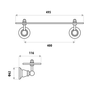 Noosa Glass Shelf - Image 5