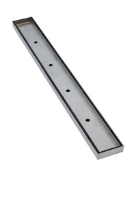 Tile Insert Long Floor Grate - Stainless Steel CBFD