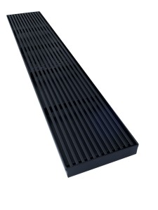 Heelguard Long Floor Grates - Matte Black