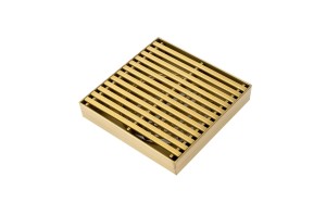 Stainless steel floor wastes (heelguard & Tile insert) Brass gold or stainless steel