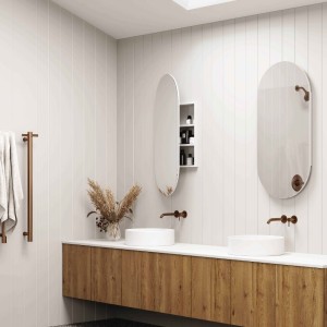 Lincoln Mirror Cabinet - Pill Shaped - Image 2