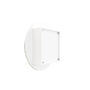 Chelsea Round Mirror Cabinet - Image 3