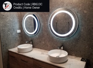 RB Range Round Backlit Mirror