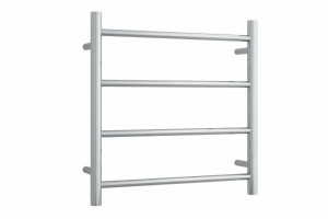 SR25 4 Rung Heated Towel Rail 12V Round Profile - Image 2
