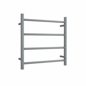 SR25 4 Rung Heated Towel Rail 12V Round Profile - Image 4