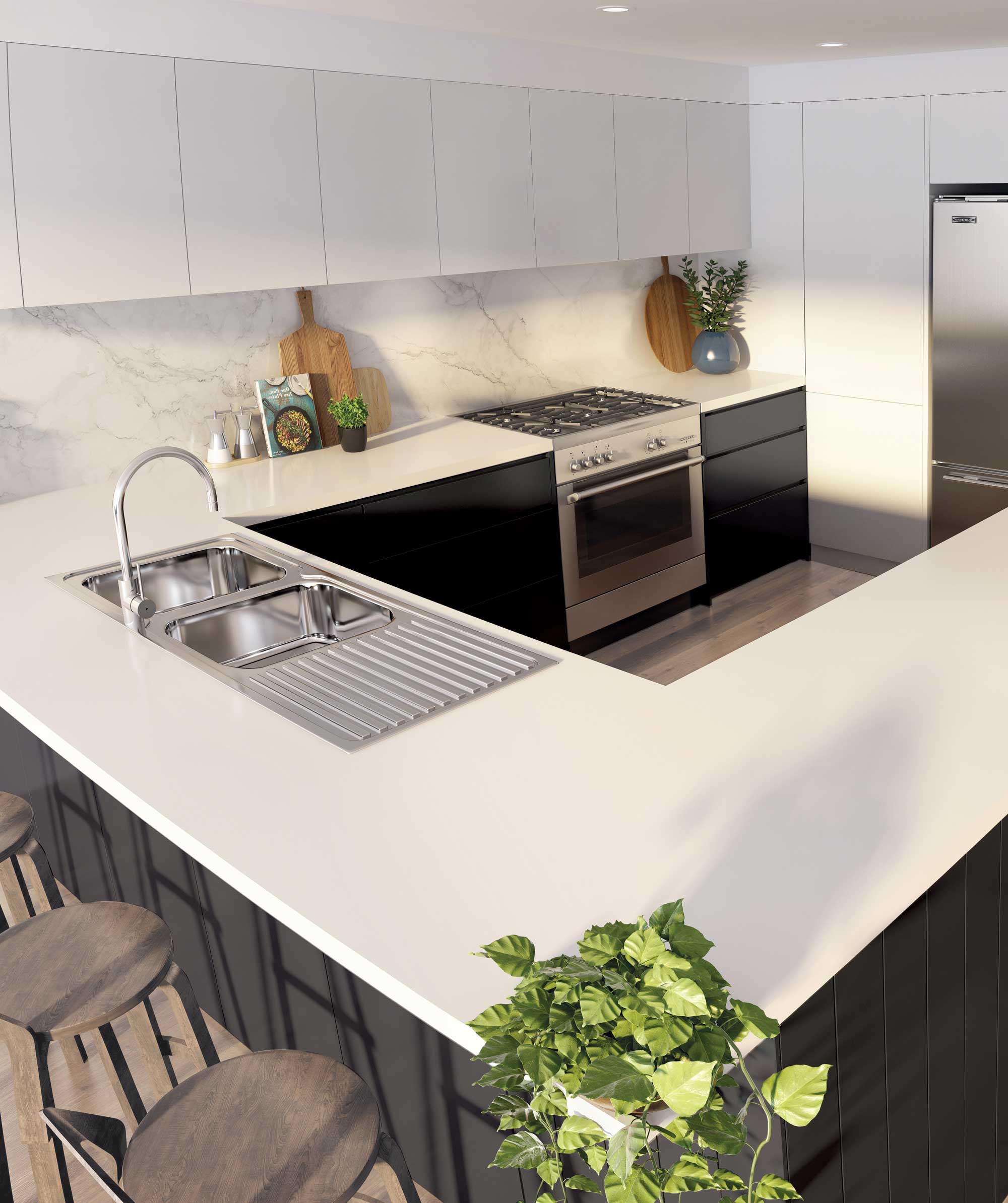 ACERO 1200 Sink 2B NOF S/Steel - Image 5