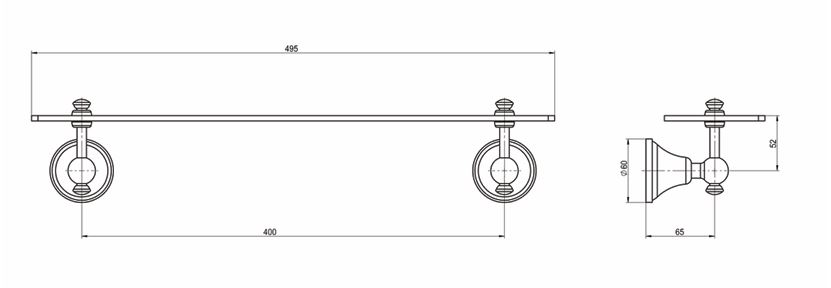 Augustine Glass Shelf - Image 5