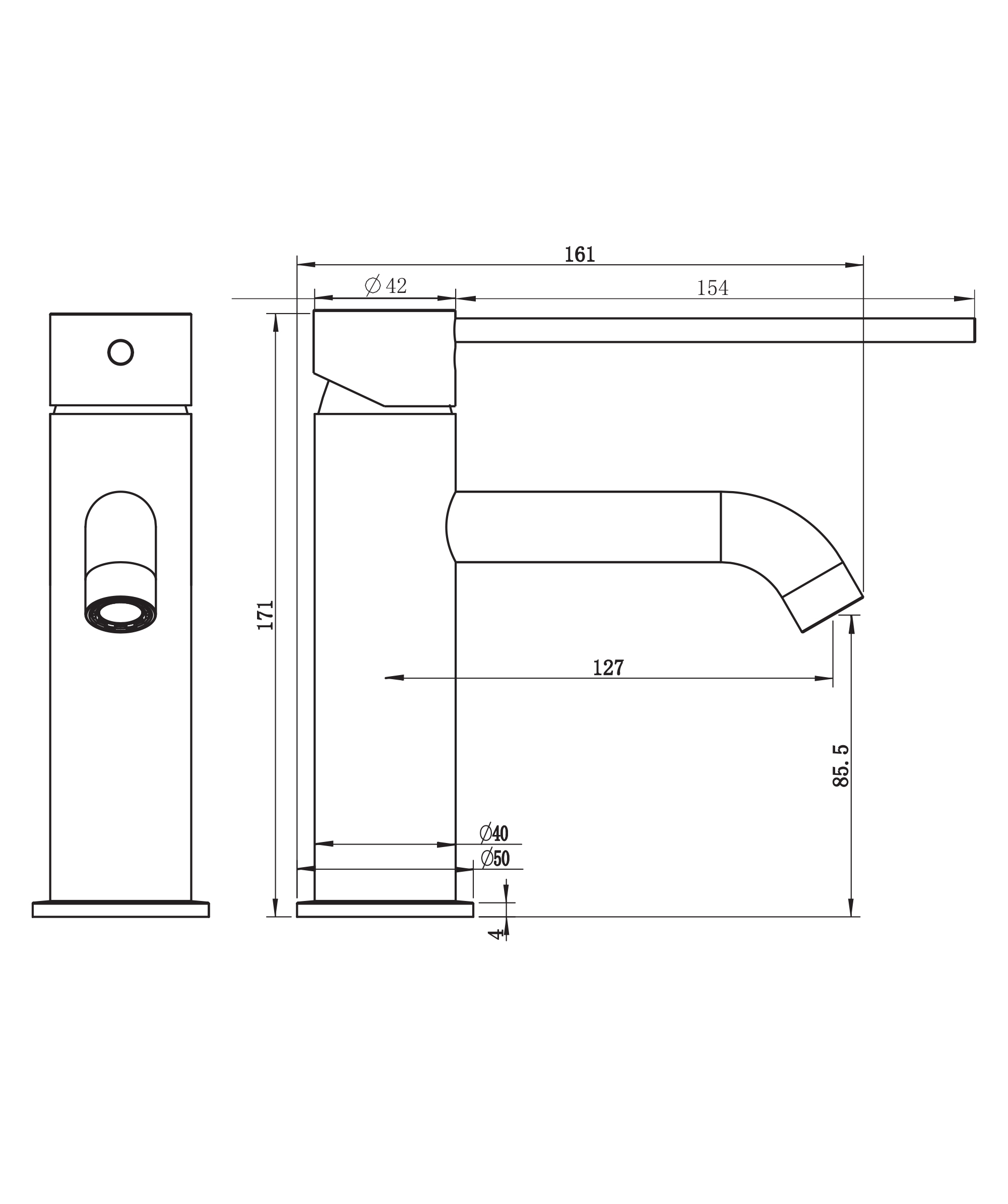 Anson Care Basin Mixer - Image 7