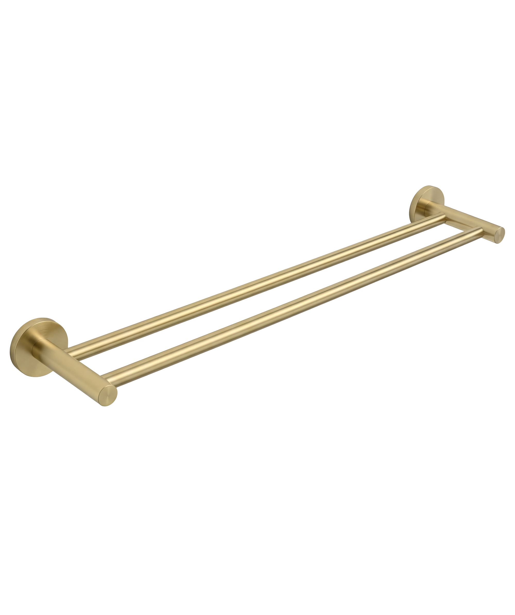 Anson Double Towel Rail Round 600mm - Image 4