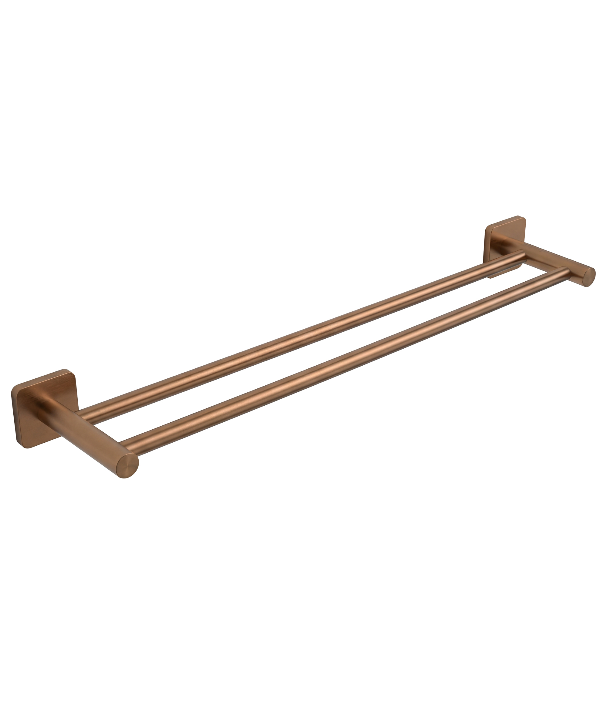 Anson Double Towel Rail Square 900mm - Image 3