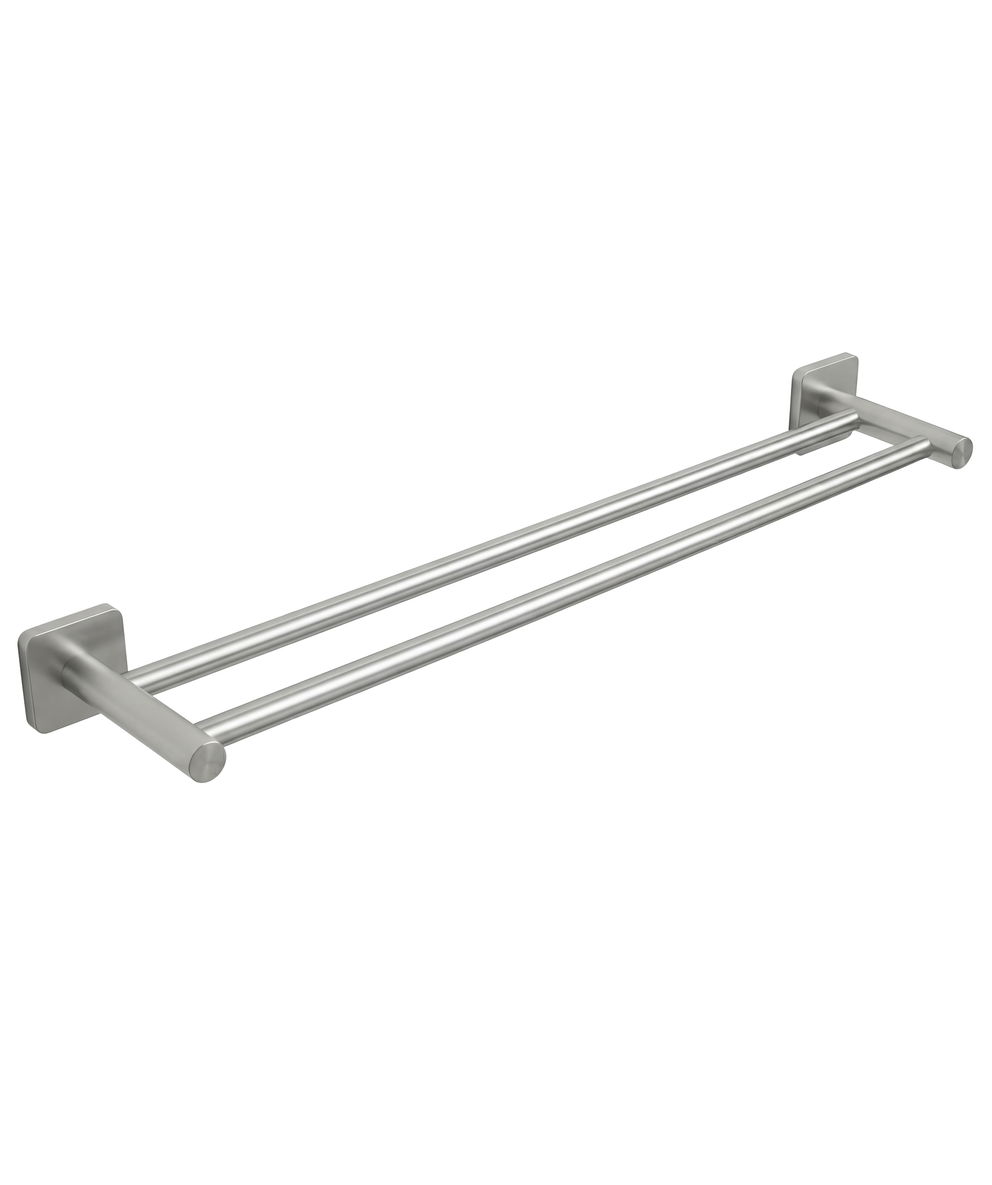 Anson Double Towel Rail Square 600mm