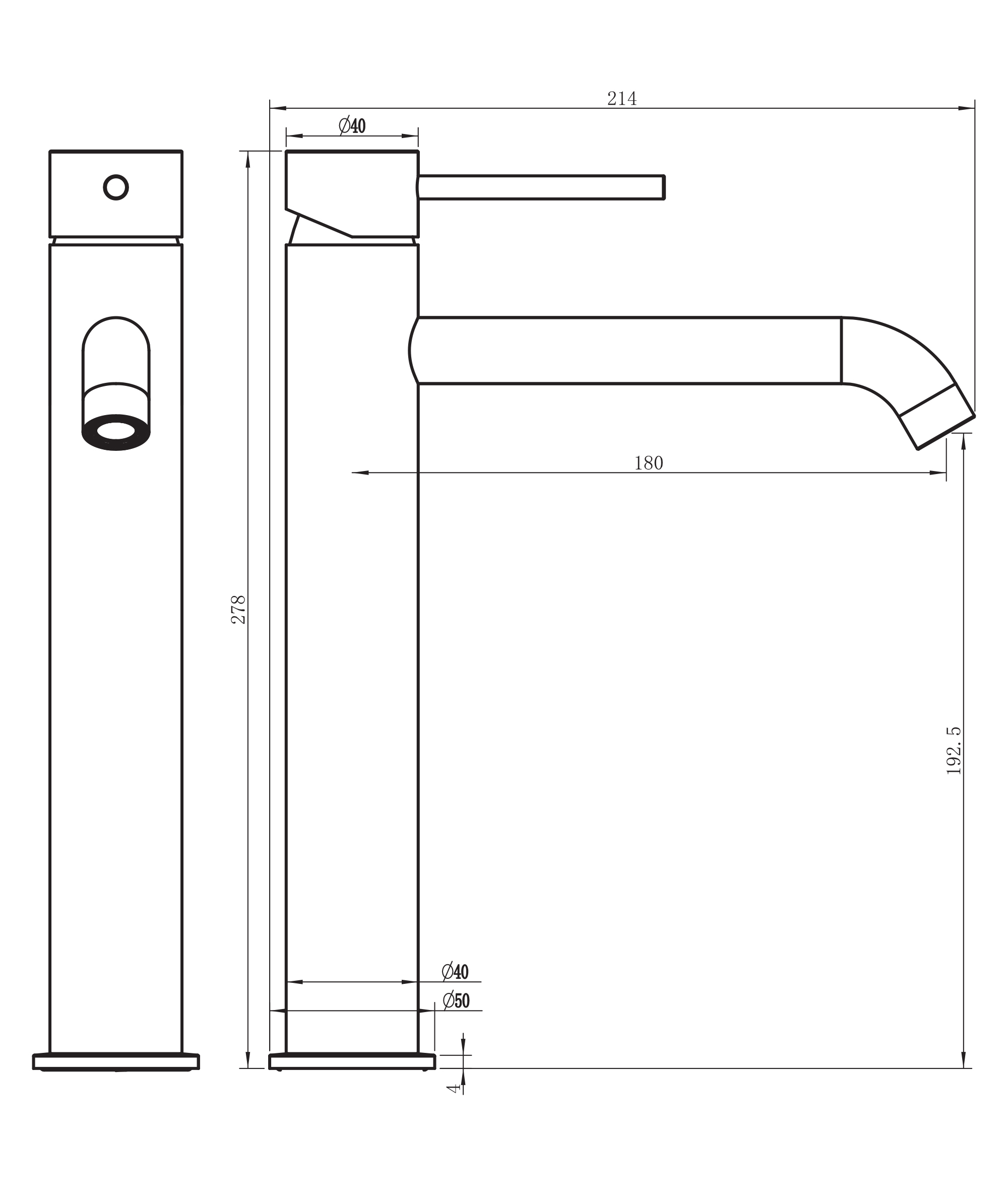 Anson Tall Basin Mixer - Image 7
