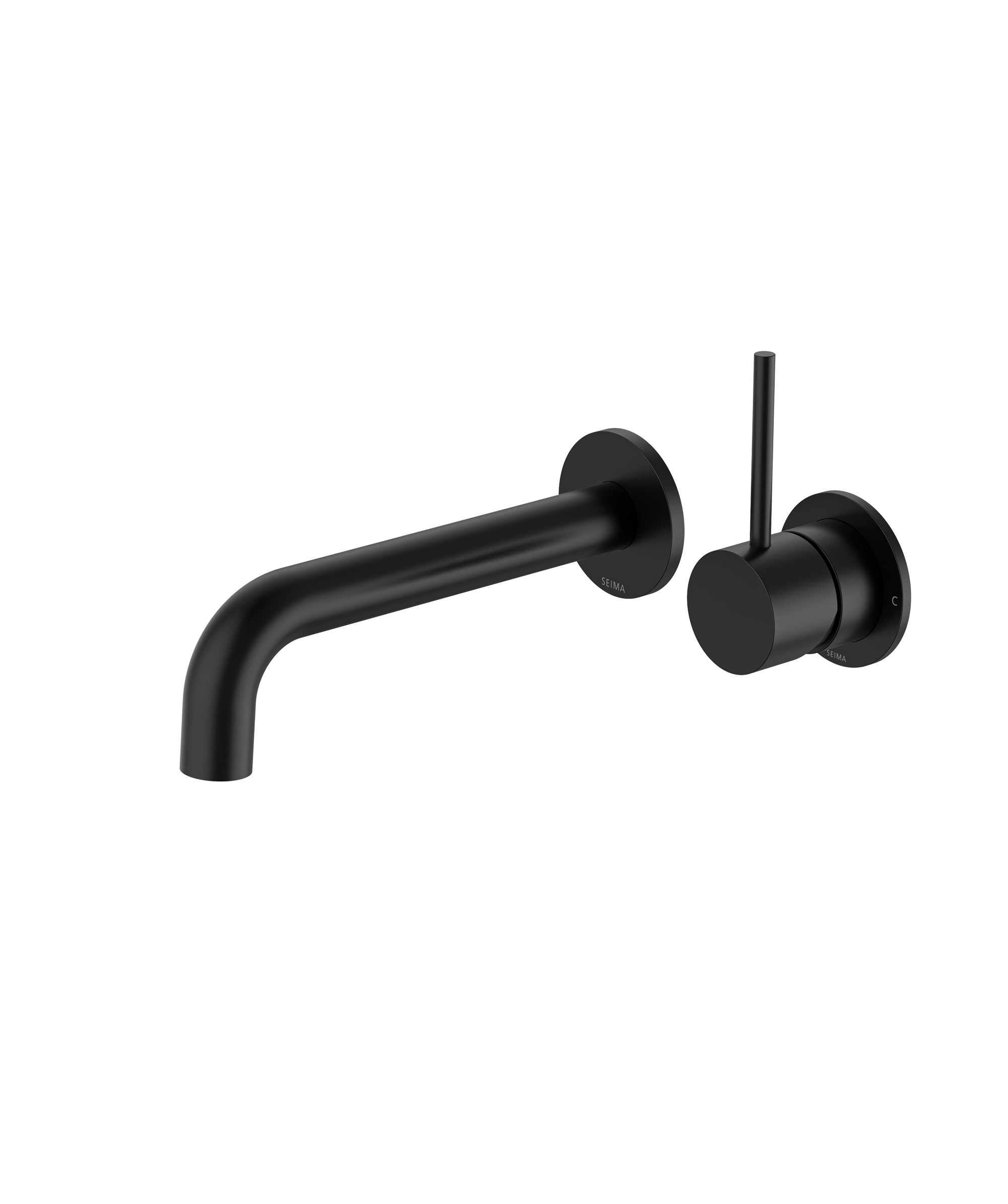 Anson Pin Up Wall mixer & separate spout in 180, 200, 220mm - Image 2