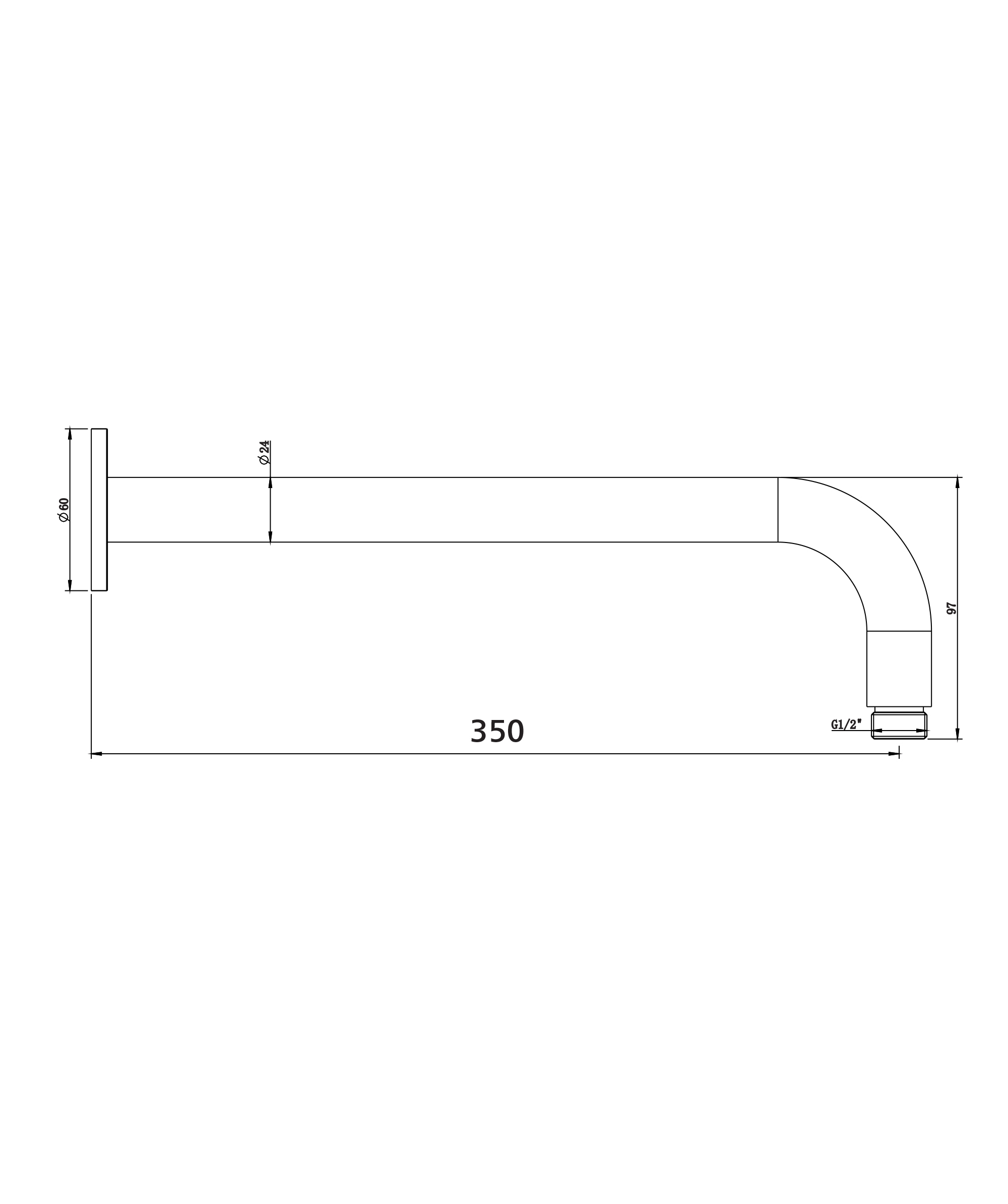 Anson Wall Arm Only - Image 4