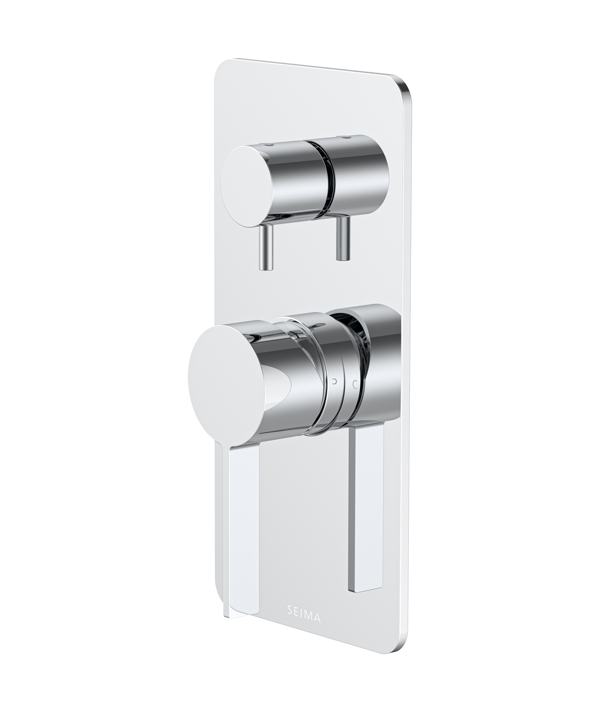 Edge Wall Diverter Mixer Full Plate