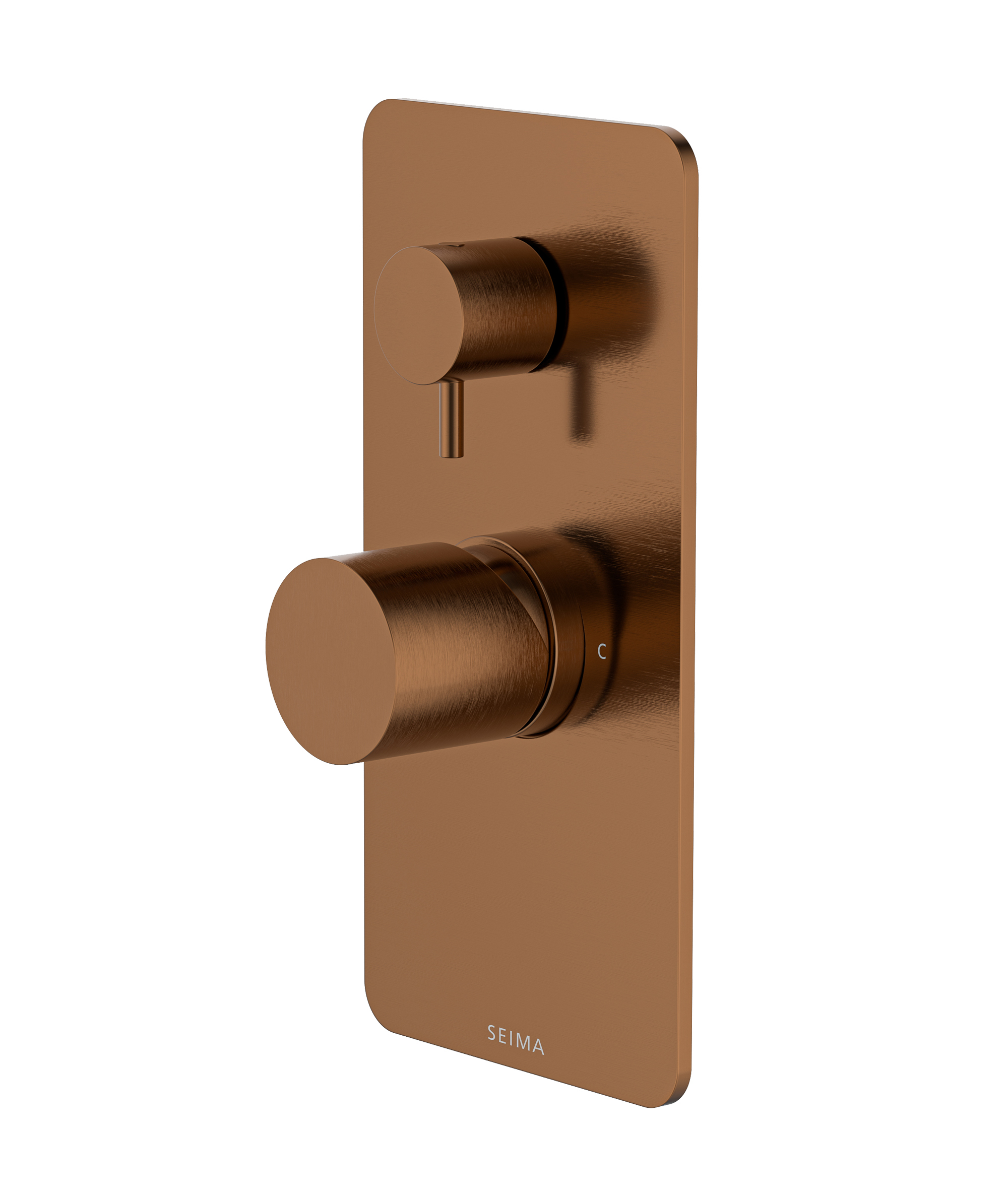 Enna Wall Diverter Mixer Full Plate - Image 4