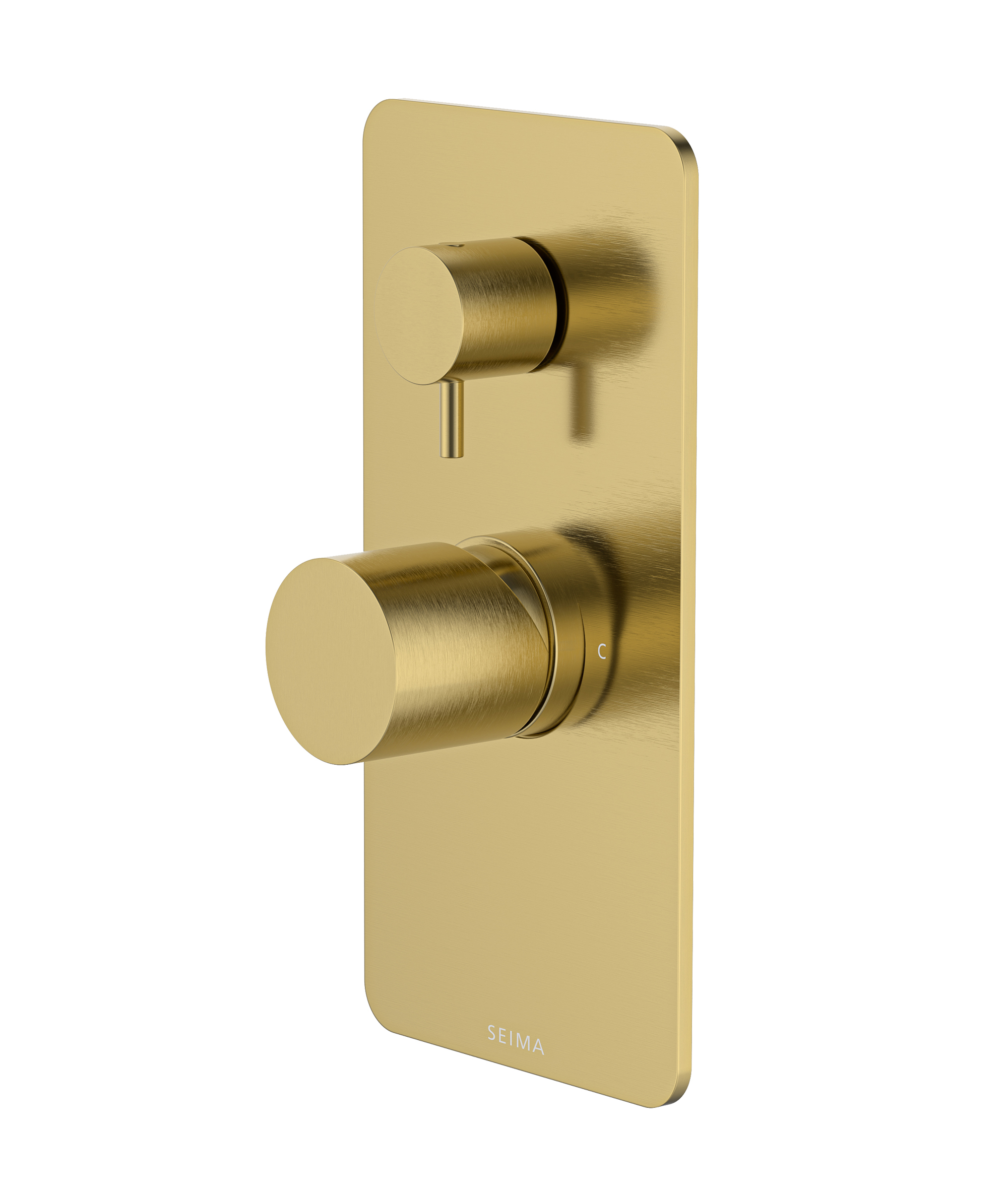 Enna Wall Diverter Mixer Full Plate - Image 5