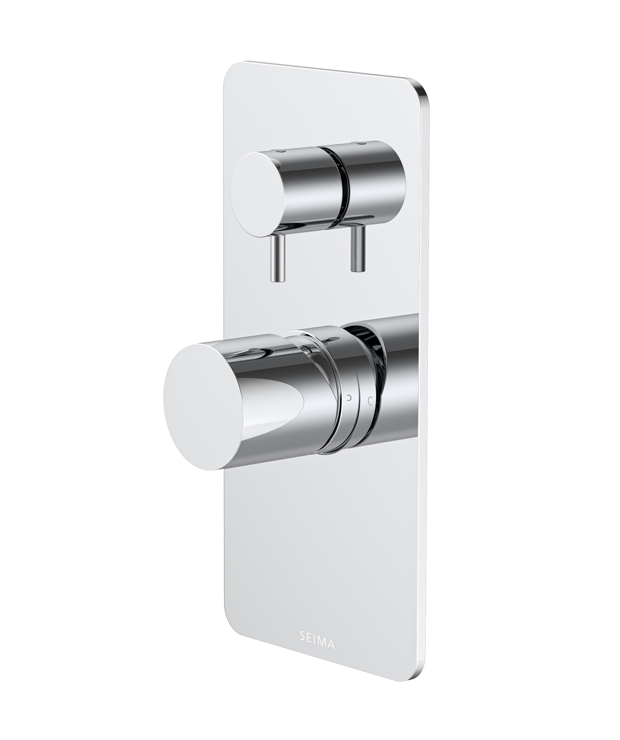 Enna Wall Diverter Mixer Full Plate - Image 7